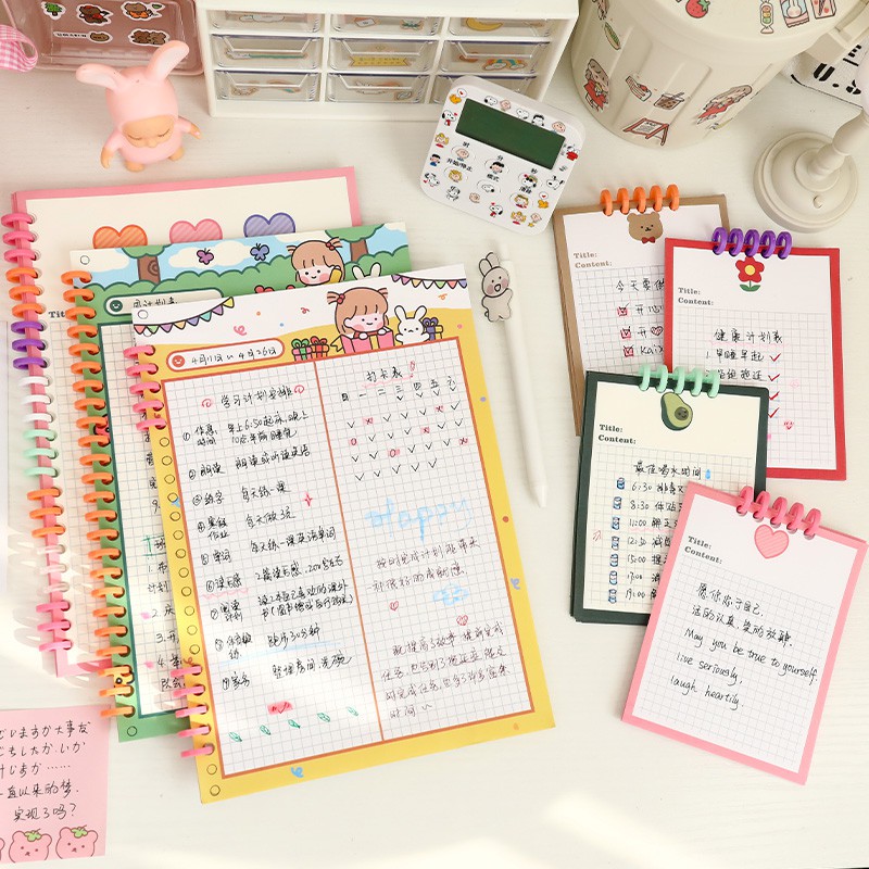 

30 lembar Memo Pad Motif Lucu Loose Leaf DIY