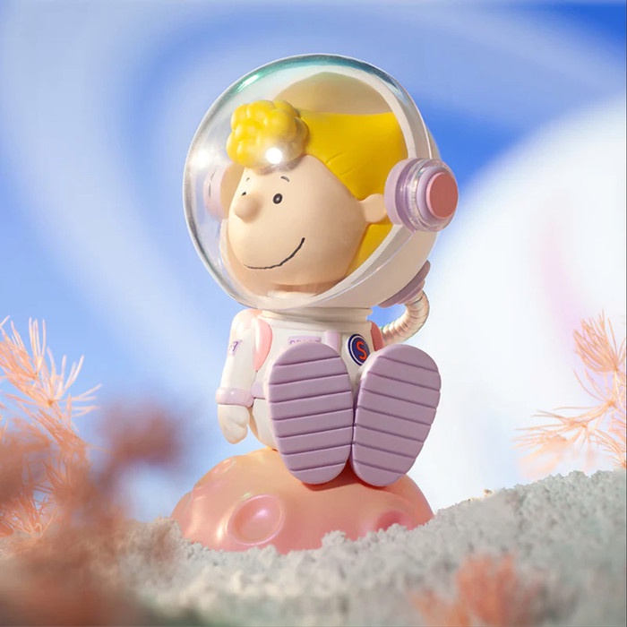 Pop Mart Peanuts Snoopy Space Exploration Astronaut Sally