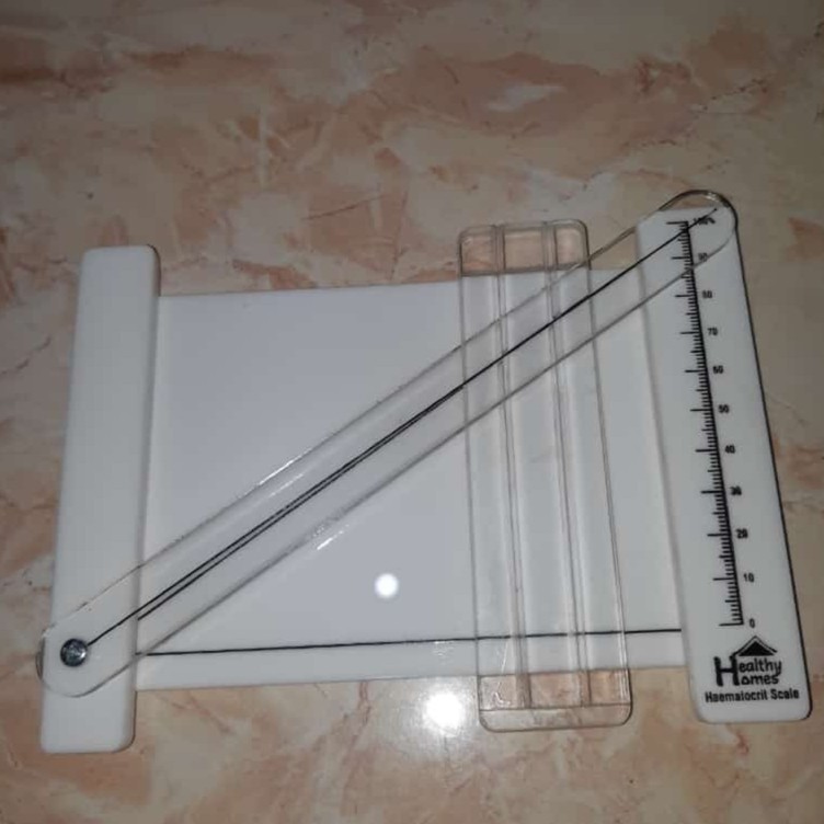 ALAT HITUNG HEMATOKRIT / SKALA HEMATOKRIT / HAEMATOCRIT SCALE