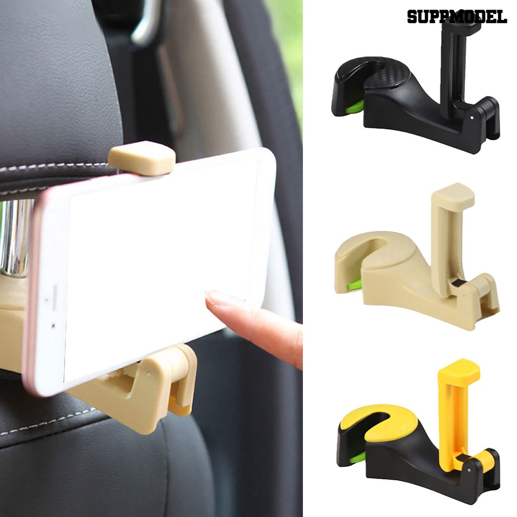 Sdl 2 in 1 Mount Holder Hp Bisa Dilipat Untuk Belakang Sandaran Kepala Jok Mobil