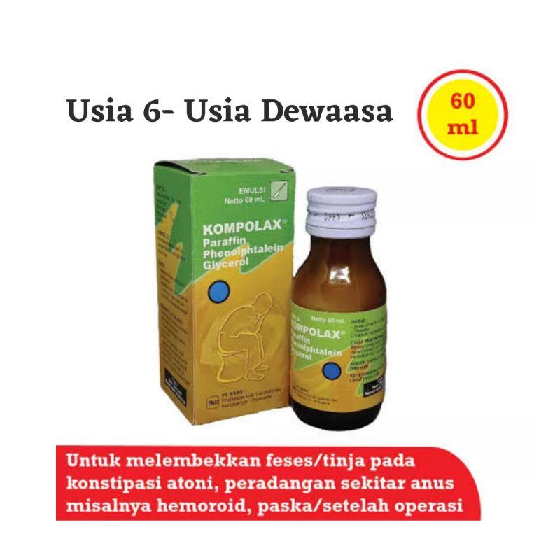 KOMPOLAX SIRUP OBAT SUKAR BAB