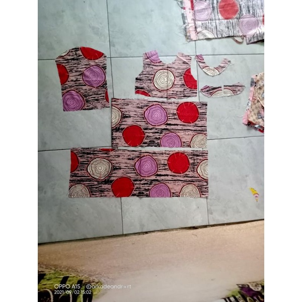 KAIN POLA, GAMIS REMPEL SUSUN