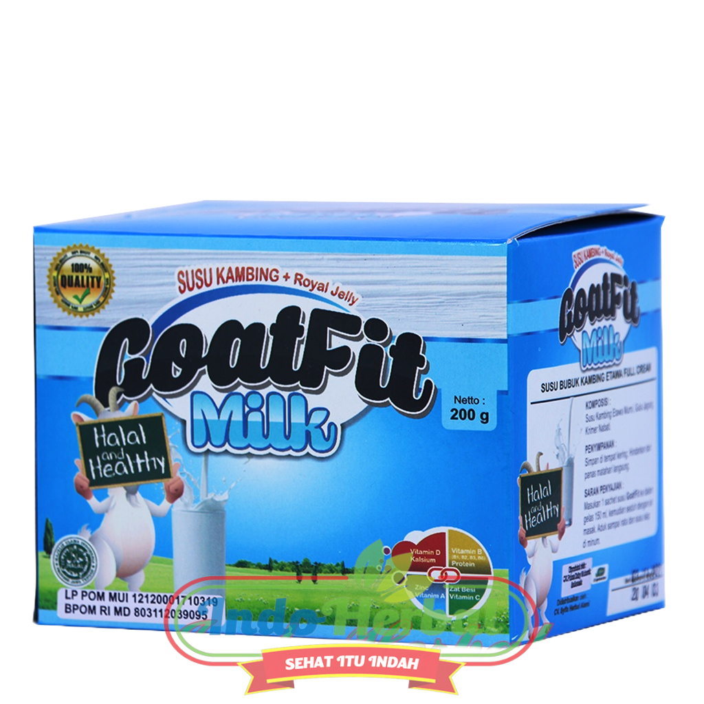 Susu Kambing Etawa Goatfit Milk ORIGINAL 10 SACHET / Goat Fit