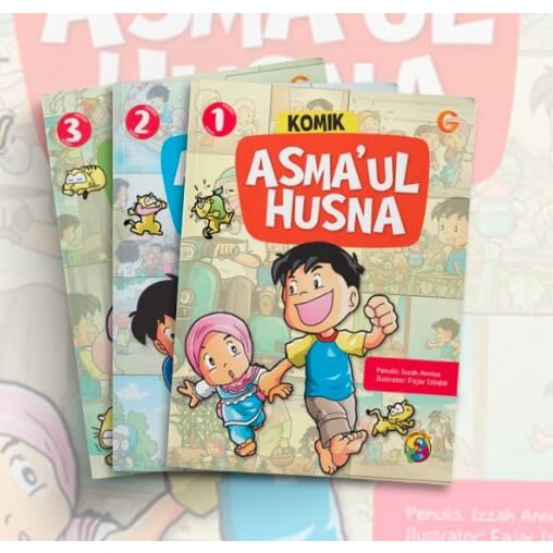 Buku 1 Set Komik Asmaul Husna - Gema Insani 100% Original