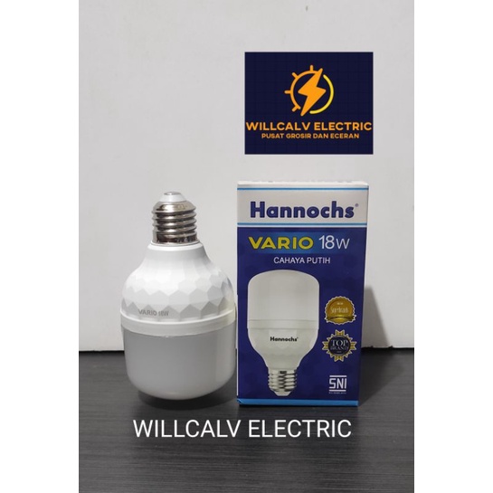 PAKET ISI 10 PC HANNOCHS VARIO 18W 18 WATT CAHAYA PUTIH / LAMPU LED HANNOCHS VARIO 18W 18 WATT 6500K