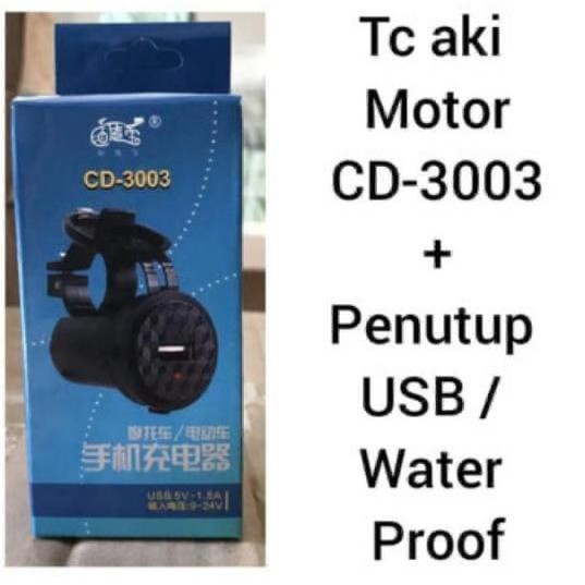 Charger Motor GOJEK 2.0A Casan HP buat di Motor ANTI BASAH Charger Hp Aki Motor