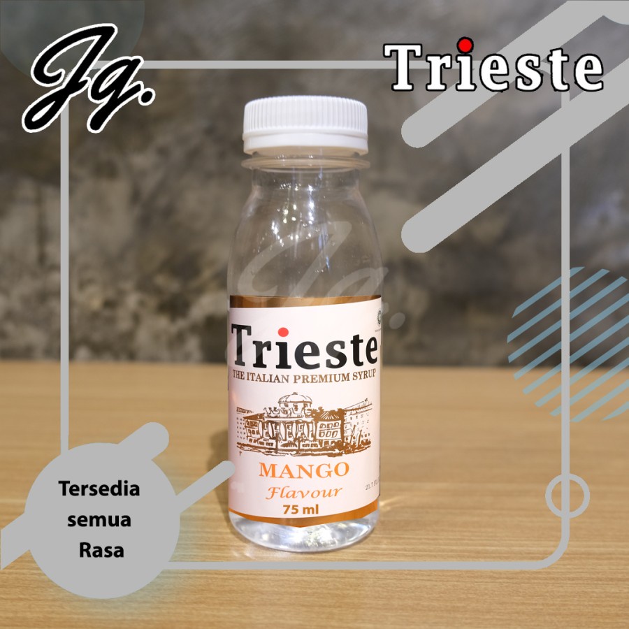 

SYRUP TRIESTE 75 ML ALL VARIANT SIRUP TRIESTE 75 ML SEMUA RASA