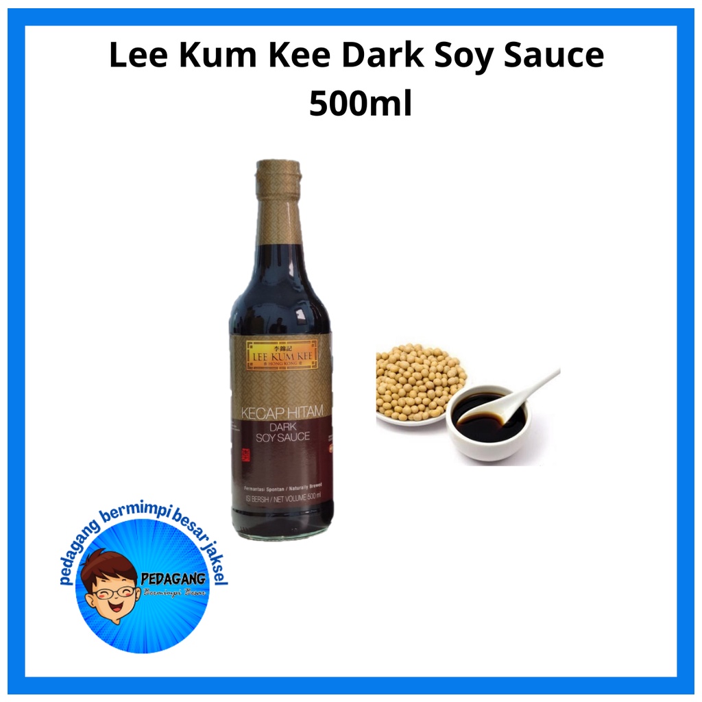 

Lee Kum Kee Dark Soy Sauce 500ml/ Kecap Asin Kental Hitam Premium 500ml