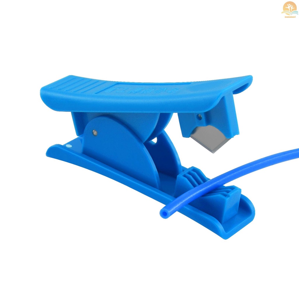 3D Printer Kit PTFE Tubing Hose Pipe 2 Meter for 1.75mm Filament with PTFE Tube Cutter 2pcs PC4-M6 Pneumatic Fittings 2pcs  PC4-M10 Pneumatic Fittings Blue
