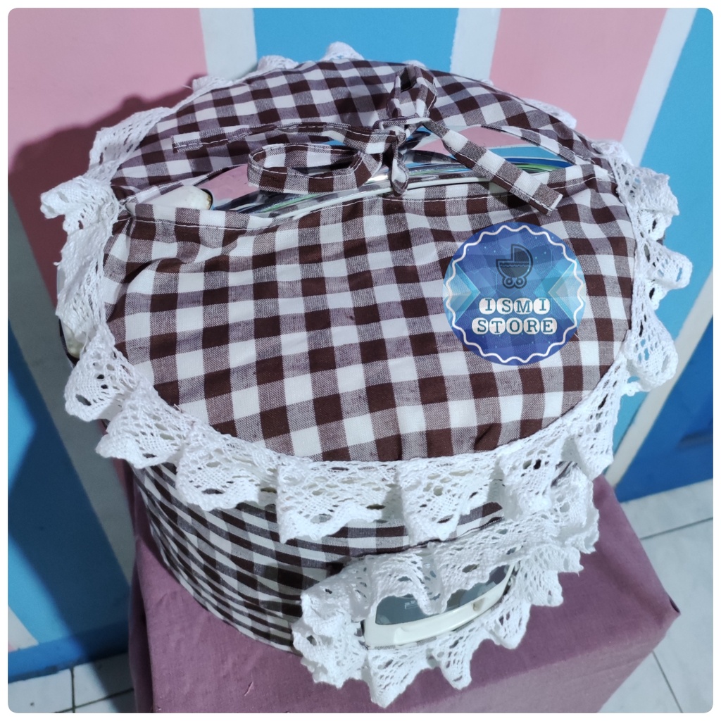 SARUNG MAGICOM Motif Kotak Gingham / Cover Pelindung Magicom Rice Cooker Estetik Kekinian Gaya Korea Bahan Katun by Ismi Store