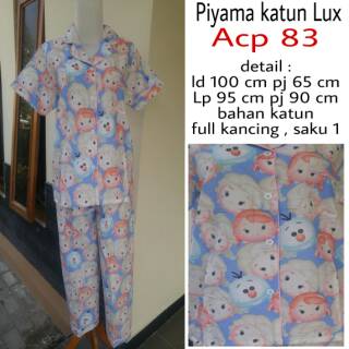 Piyama set setelan  baju  wanita  dewasa busui pajamas 