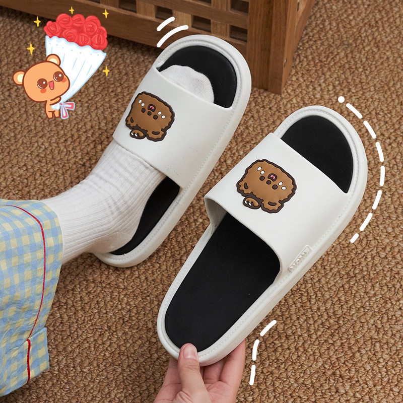 𝗘𝗕𝗦 ✅ SA016 Sandal Empuk Eva Rumah Motif Bear Kelinci Ringan Empuk Import Murah