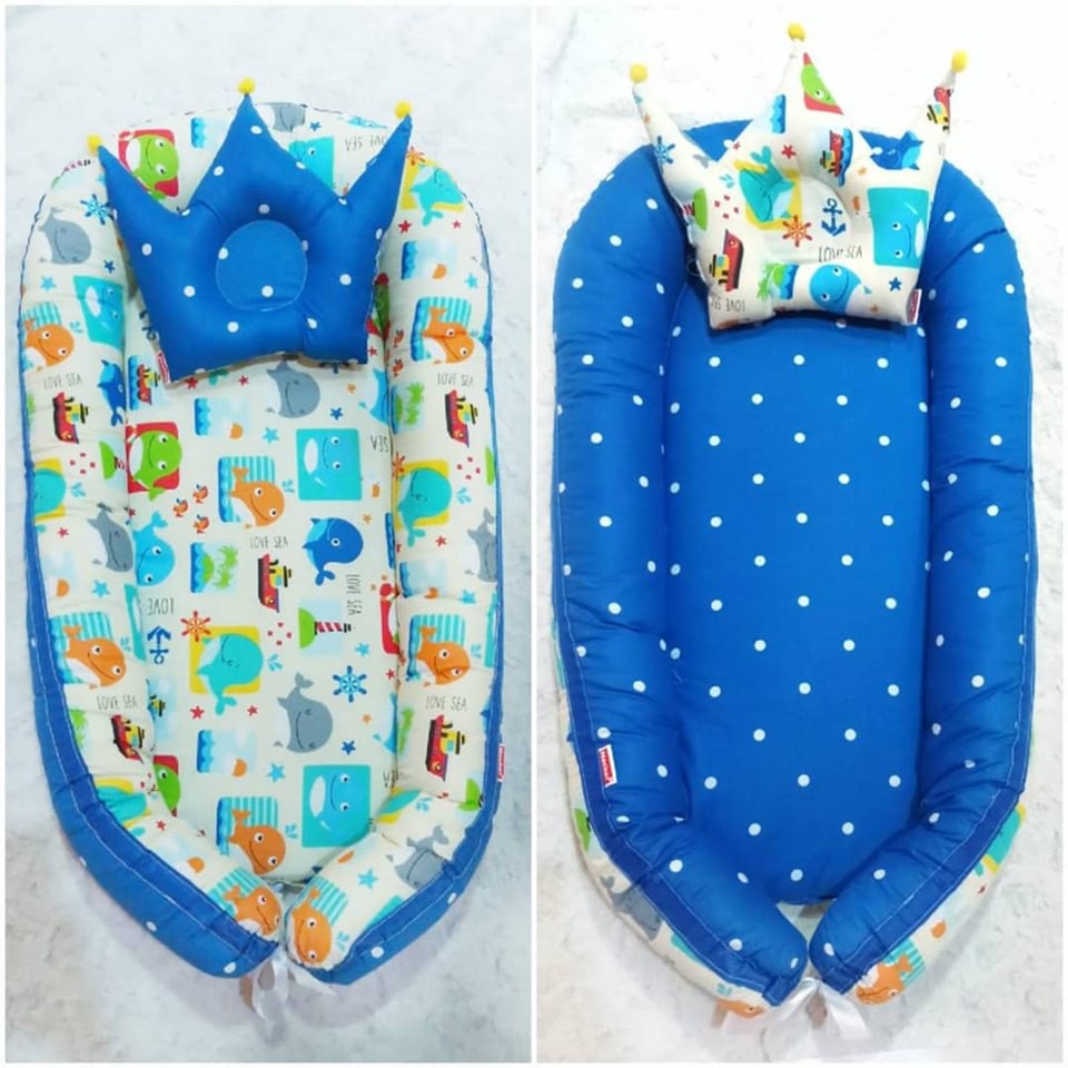 Kasur Bayi Satu Set Baby Nest Ukuran 60 x 100 cm