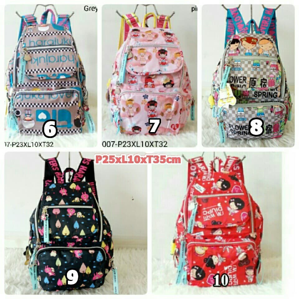 PROMO TAS RANSEL HARAJUKU LOVERS SMALL LIMITED