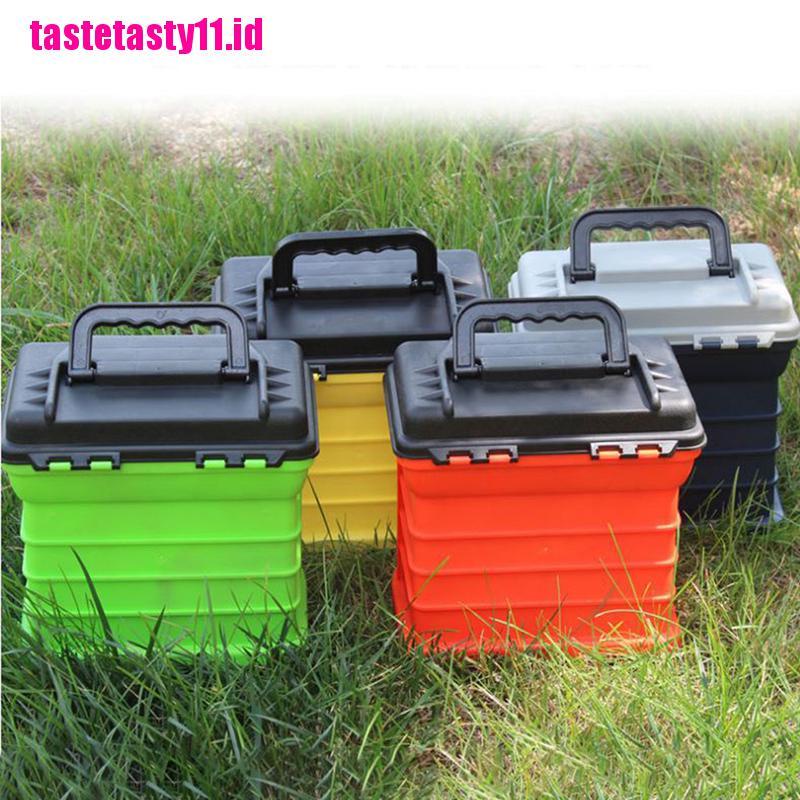 【TTID】5 Layer PP+ABS Big Fishing Tackle Box High Quality Plastic Handle Fishing