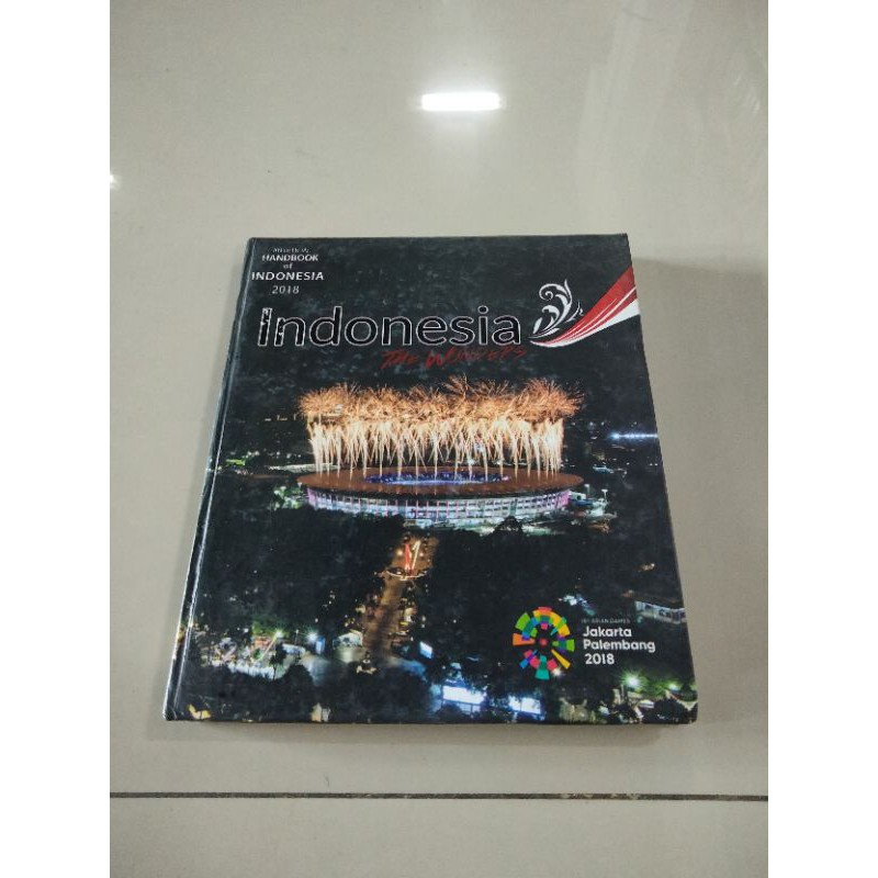buku original - an official handbook of Indonesia 2018 Asian games Jakarta Palembang 2018