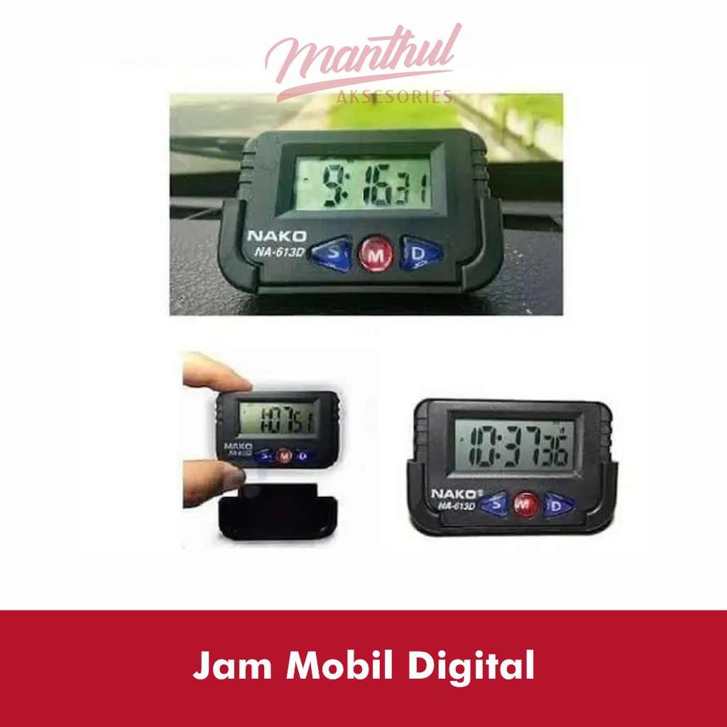 Jam mobil digital  display mini V 613 A