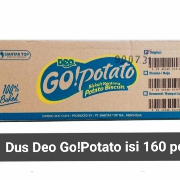 

Biskuit Deo Go!Potato 1 Dus Isi 160 Pcs