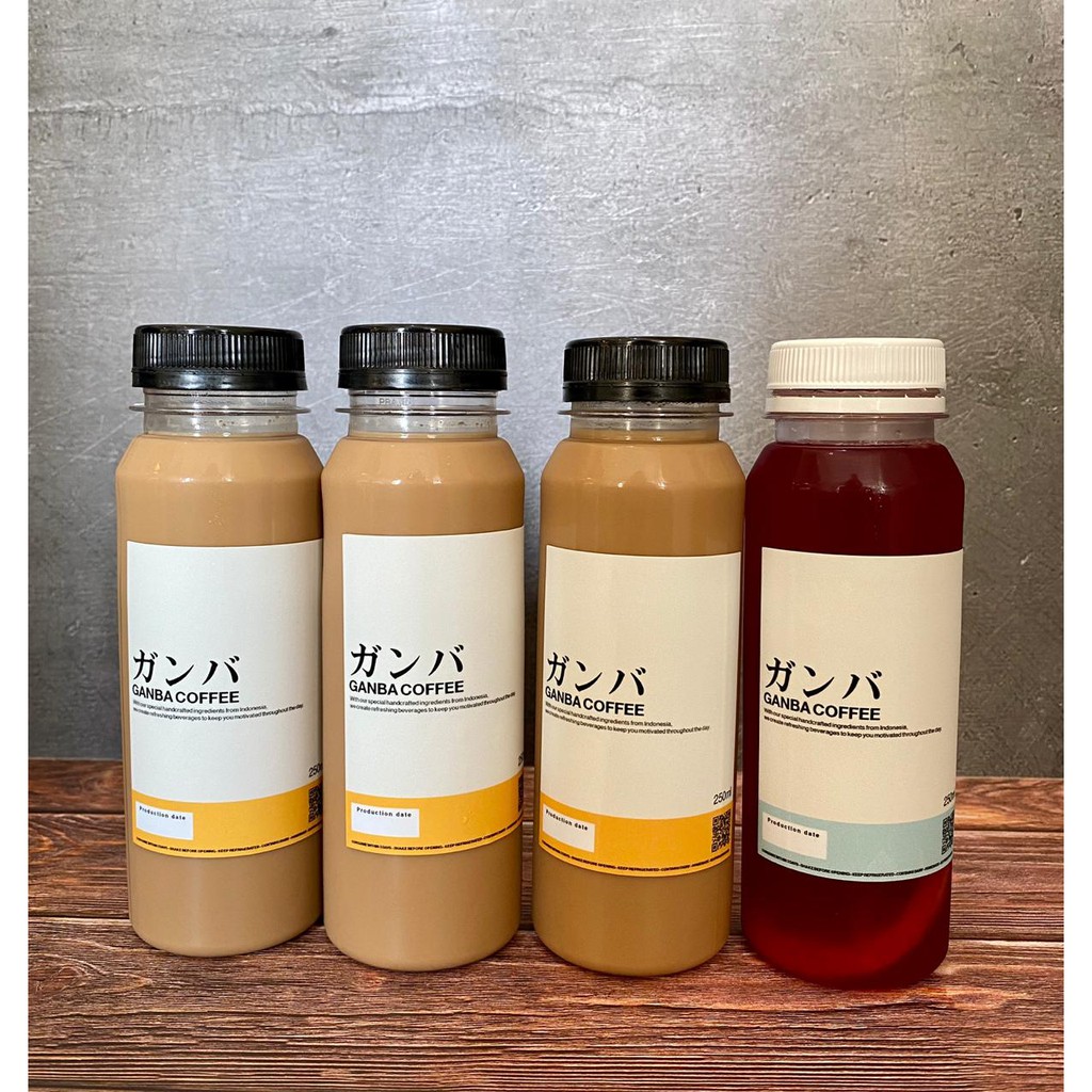 

PROMO Paket 4 Rasa GANBA COFFEE ukuran 250ml - STARTER PACK EDITION