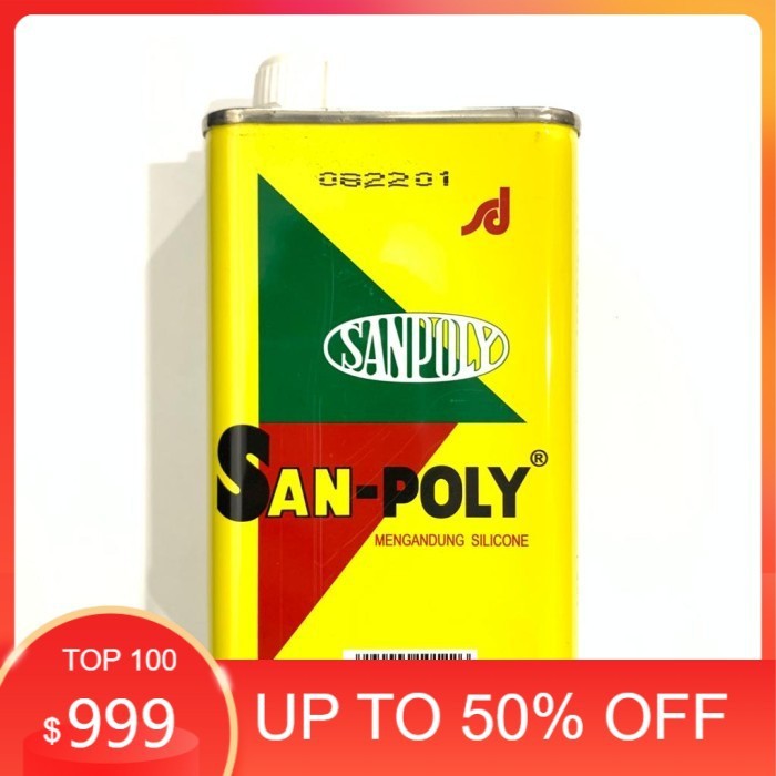 SAN POLY SANPOLY POLISH PENGKILAP OBAT POLES WAX LOGAM MOBIL MOTOR KULKAS TV 250ML ASL ORIGINAL ASLI