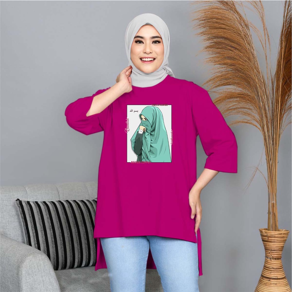 BC Tunik Basic Wanita Hijab's kaloborasi TERBARU