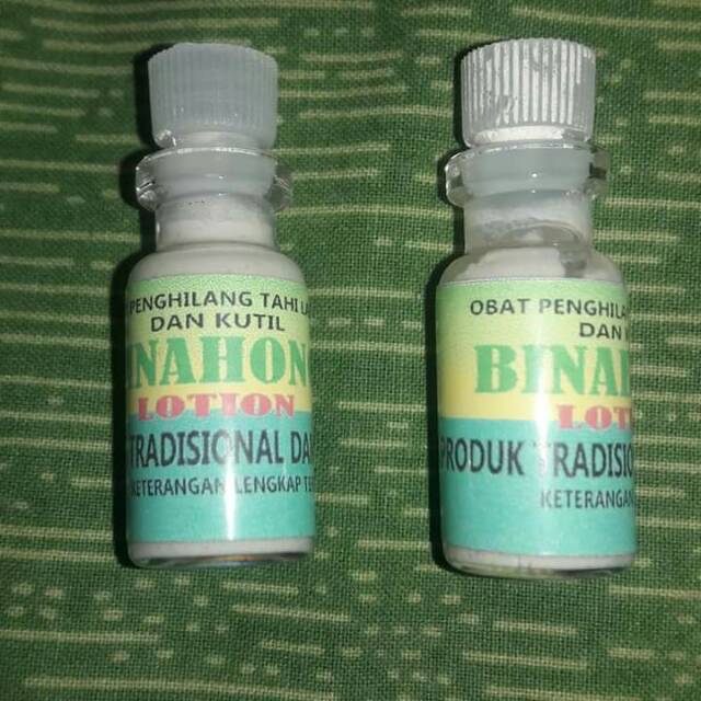 Ramuan Herbal Binahong Lotion penghilang kutil & tahi lalat 100% original.
