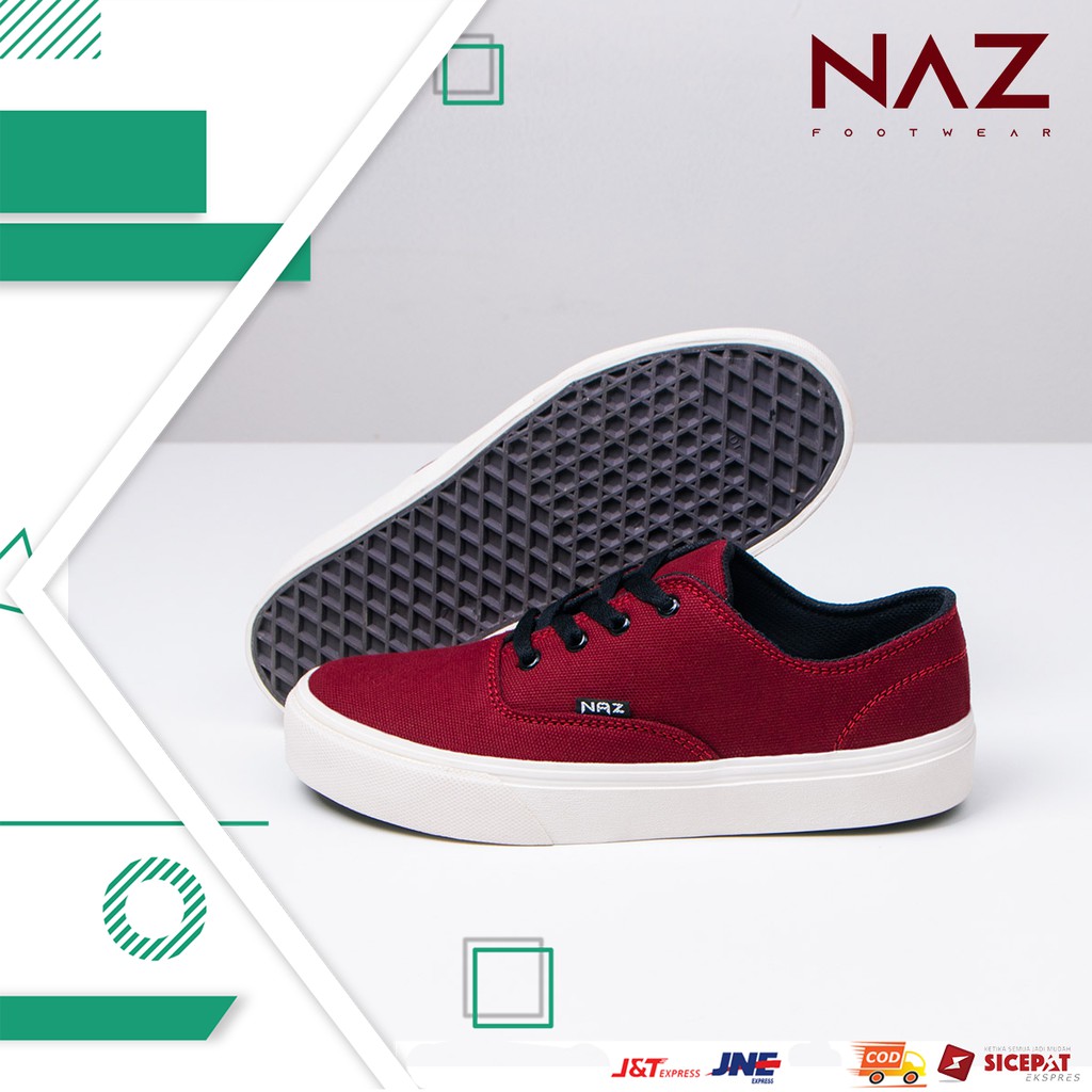 NAZ FOOTWEAR | IVORY | AUTHENTIC | SEPATU PRIA WANITA | SNEAKERS | LOKAL