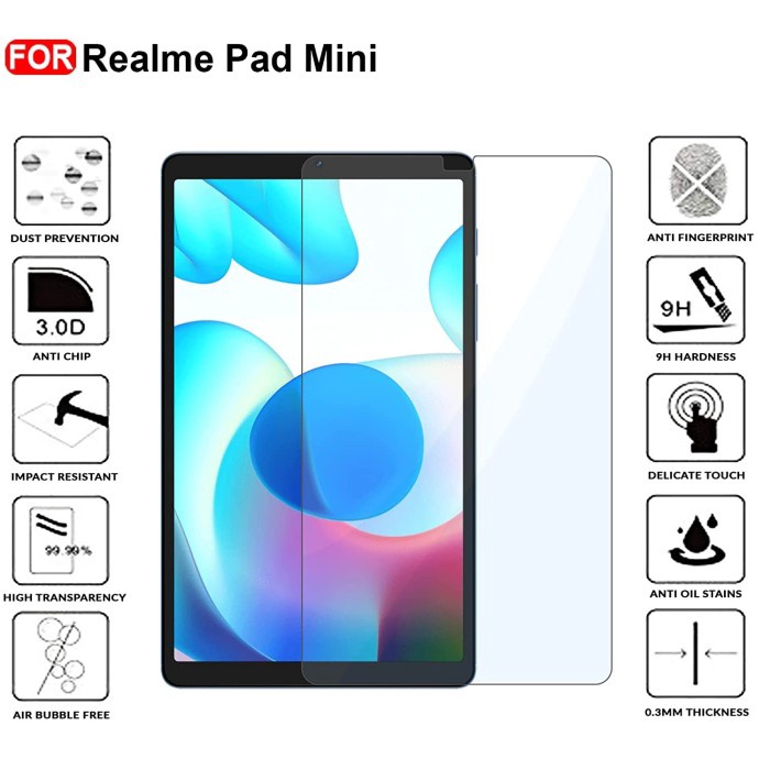 Tempered Glass Realme Pad Mini 8.7 Anti Gores Kaca Tablet 2.5D 9H Realme Mini Pad