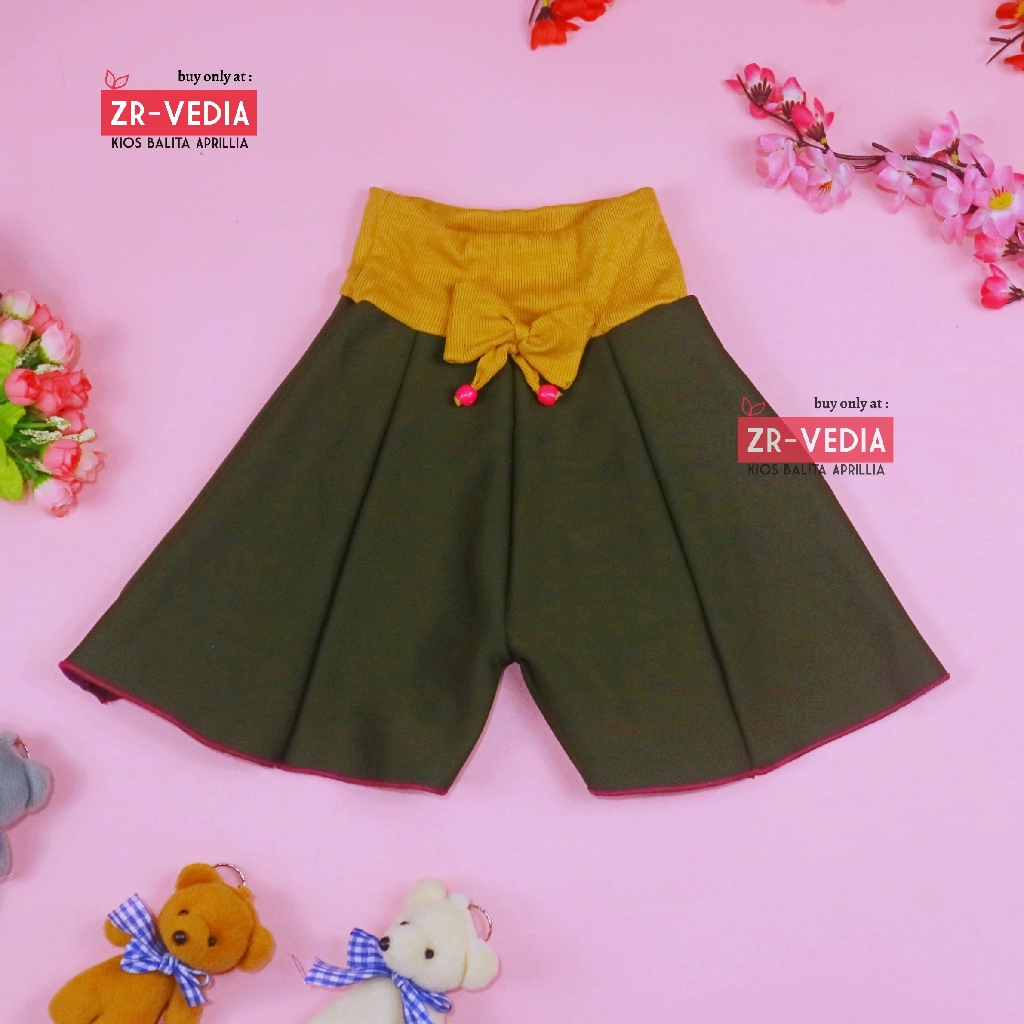 Rok Celana Polos uk 3-4 Tahun / Bawahan Anak Perempuan Murah Model Rok Celana Polos Grosir Adem