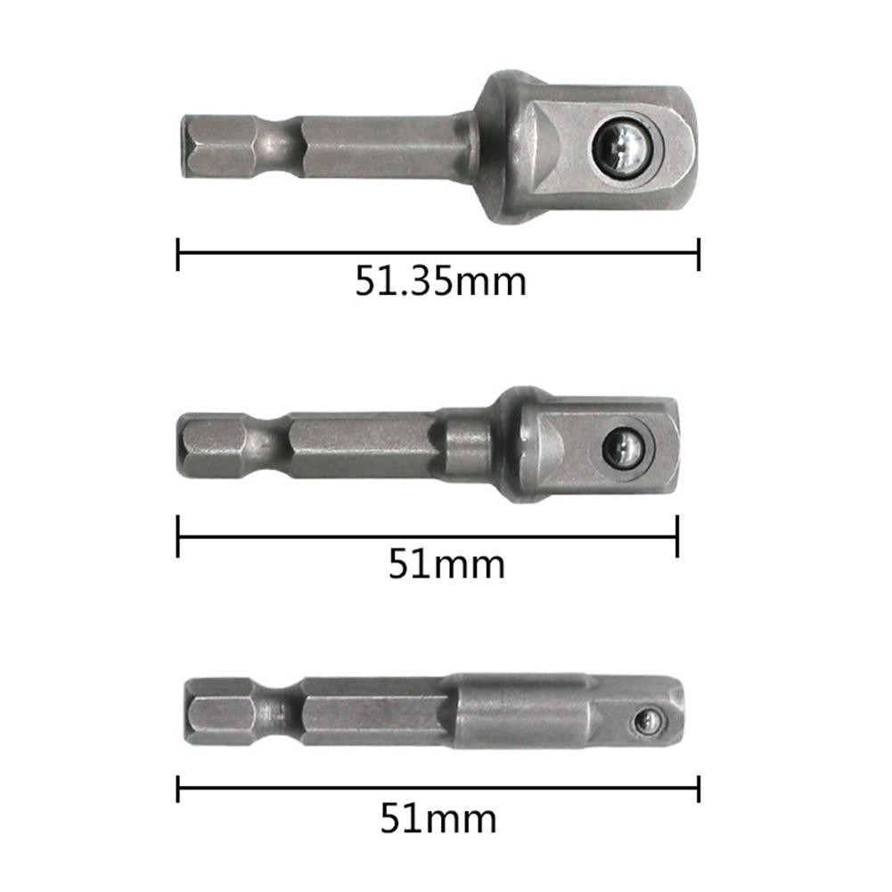 3pcs Hex Shank Drive Screwd Drill Bit Electric Soet Wrench Adapter Astarit.id♫♬