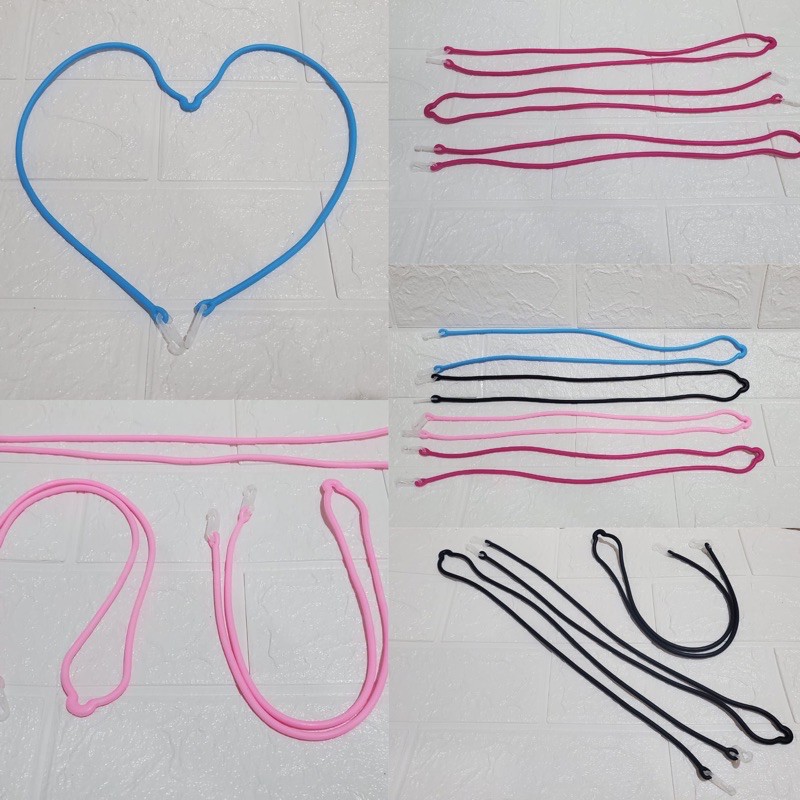 TERMURAH Strap Masker / Tali Pengait Masker Bahan Karet / Pengait masker / Tali Masker strap panjang