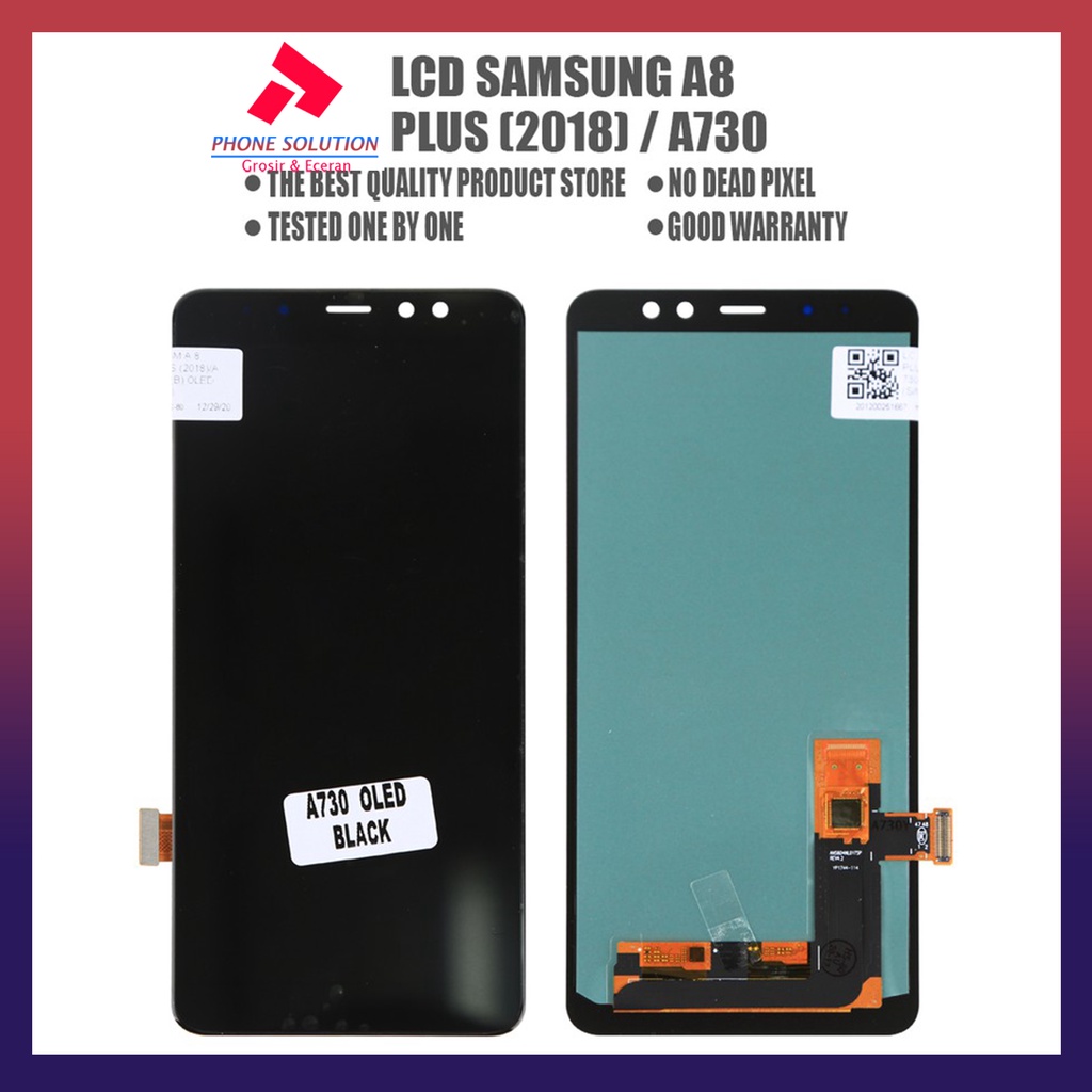 LCD Samsung A8 Plus A730 OLED Fullset Touchscreen // Supplier LCD Samsung - Garansi 1 Bulan