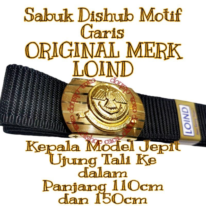 Sabuk / Gesper / Ikat Pinggang Kementerian / Perhubungan / Dishub Loind