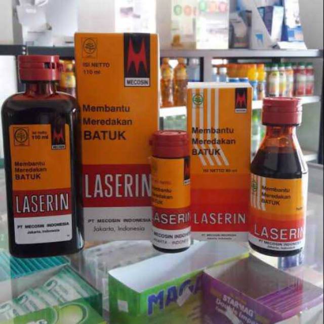 LASERIN SIRUP 110ml/100ml/60 ml /obat batuk