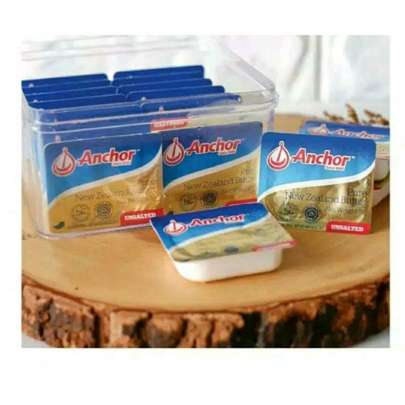 Anchor Butter Minidish Portion 7Gr x 10 Pcs Ed Juni 2024