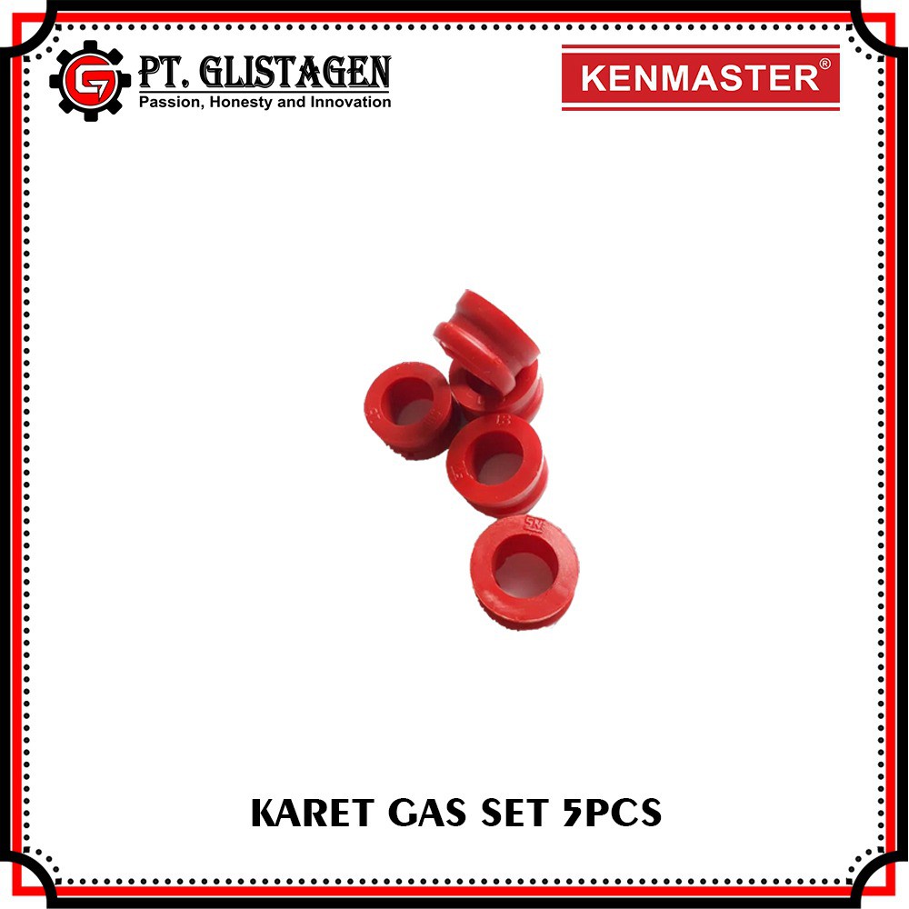 Kenmaster Karet Seal LPG Isi 5 Pcs - SNI Warna Merah