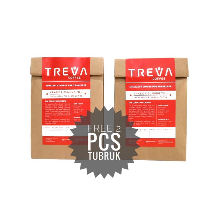 

Treva Coffee Arabica Gunung Tilu Paket isi 2