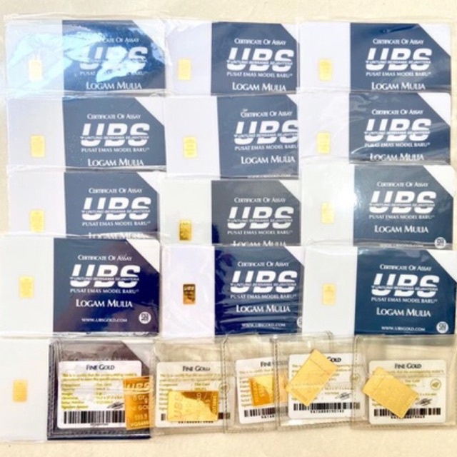 Logam Mulia UBS 0.5 gram 1 gr 5 gram 24K LM SNI