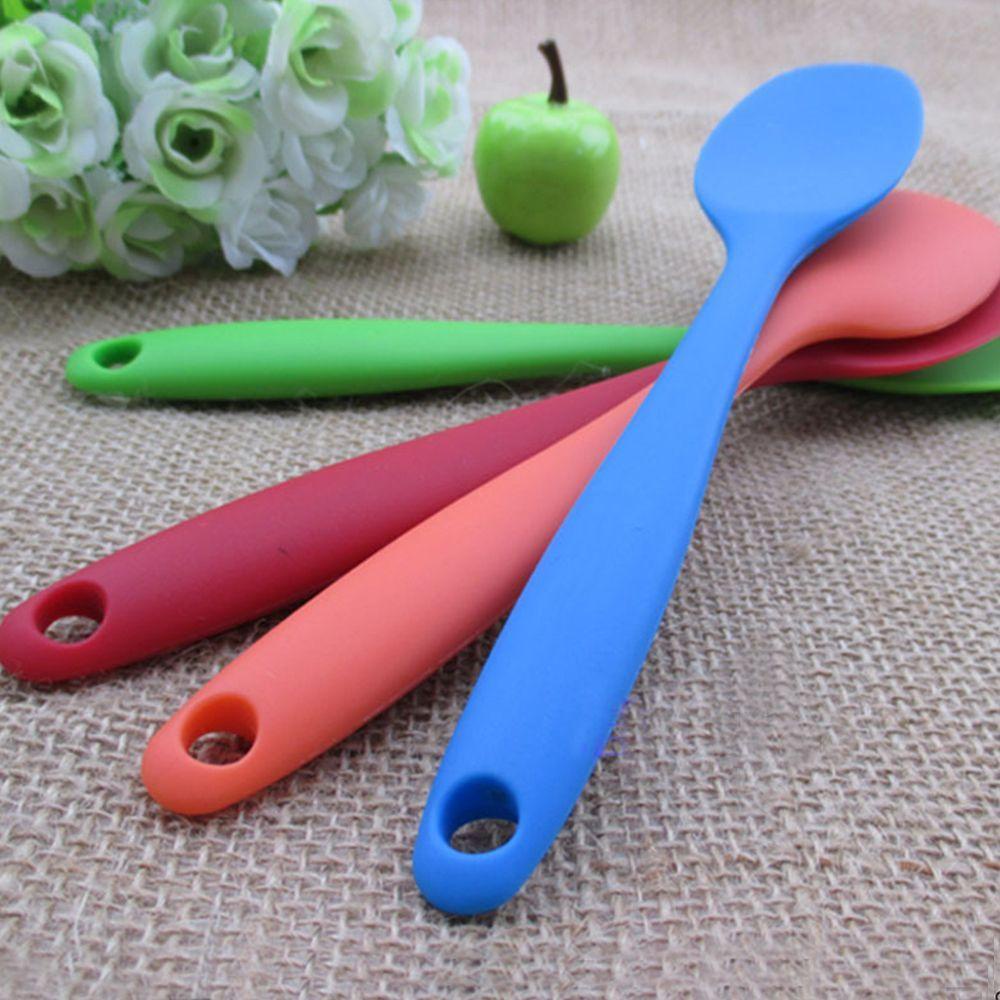 [Elegan] Sendok Utensils Enduring Putty Food Scoop Aksesoris Saji Portable 1pcs Aduk Warna Acak Grade Pencampuran Nasi