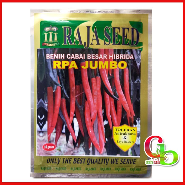 ISI 10GR - BIBIT CABAI MERAH BESAR HIBRIDA RPA JUMBO - BENIH CABE MERAH