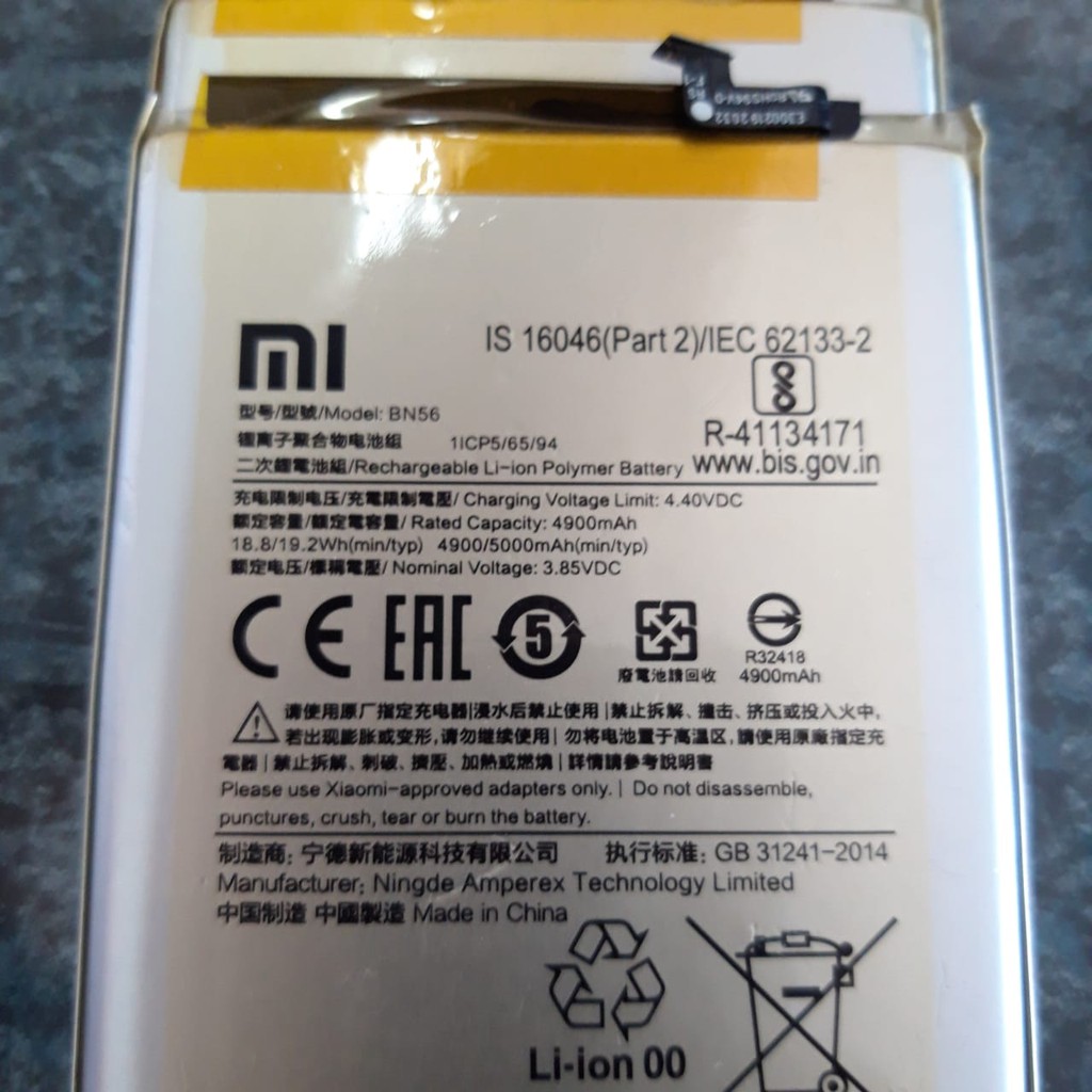 Battery Baterai Redmi 9C 9A BN56 Kualitas ori