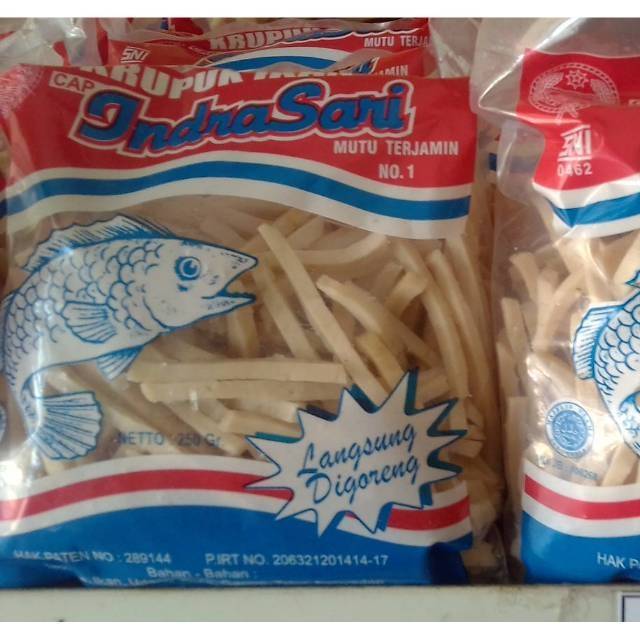 

KRUPUK IKAN INDRASARI (STICK) NO.1