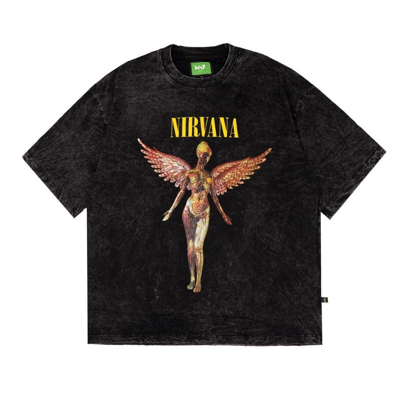 NIRVANA Oversize T-Shirt Wash Acid Unisex