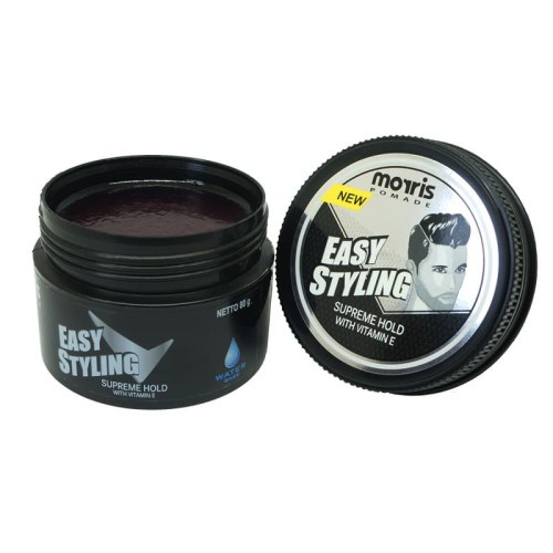 POMADE MORRIS EASY STYLING 80GR SILVER HITAM COKLAT