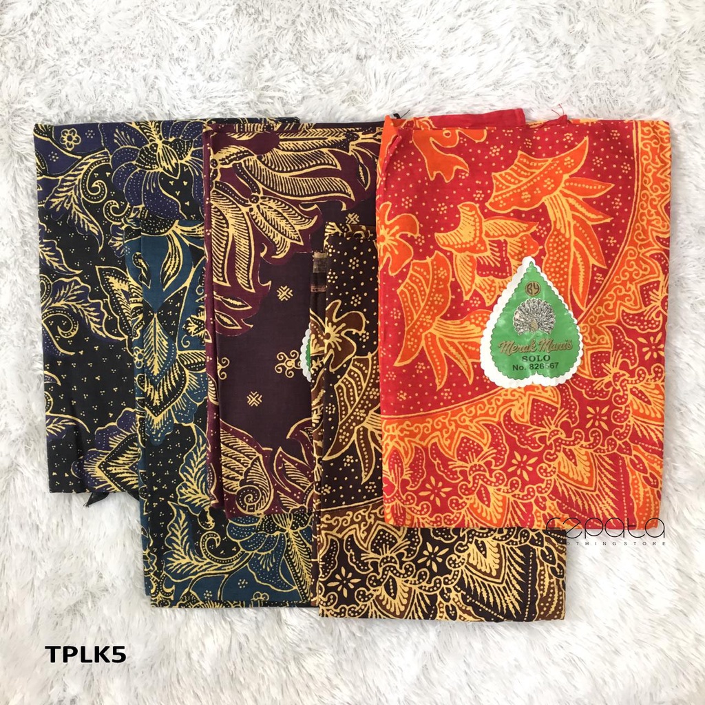 Taplak Meja Tamu Batik Solo Cap Murah Sekolah Kantor Pesta Cantik Manis