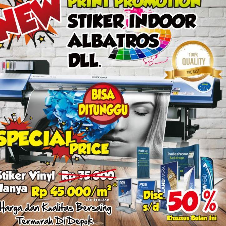 

Tren Kekinian.. Pronto printing cetak stiker meteran Hi-ress