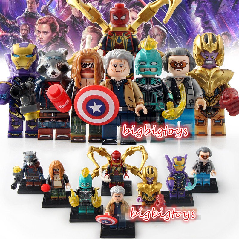 lego avengers minifigures set