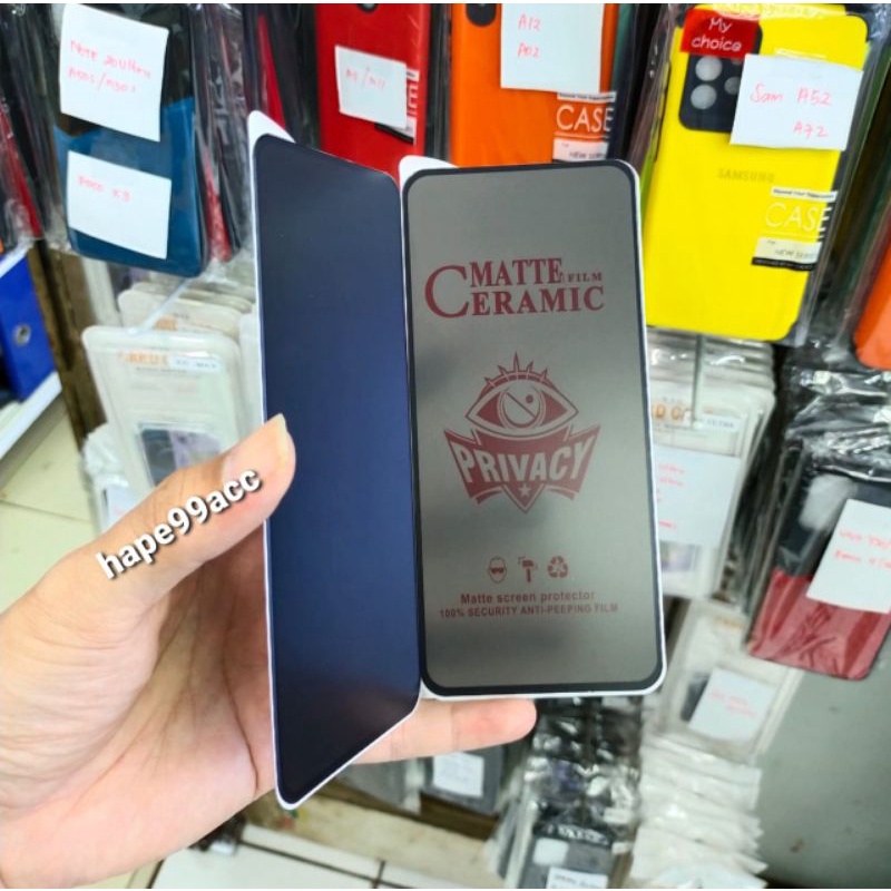 oppo F11 Pro anti gores spy nano ceramic matte