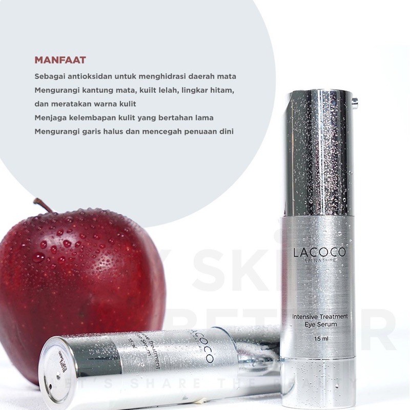 LACOCO Intensive Treatment Eye Serum Indonesia / En Nature / EyeSerum Gel / Watermelon Amazonian