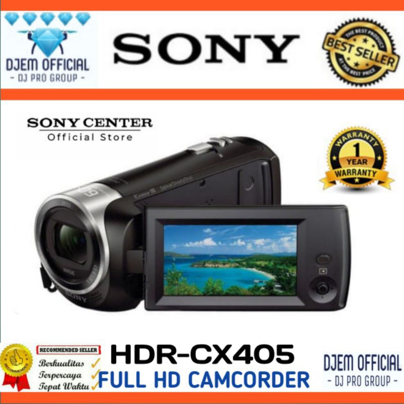 SONY HDR-CX405 Camcorder Sony HDR CX405 Handycam Sony CX 405 Sony CX405 Garansi
